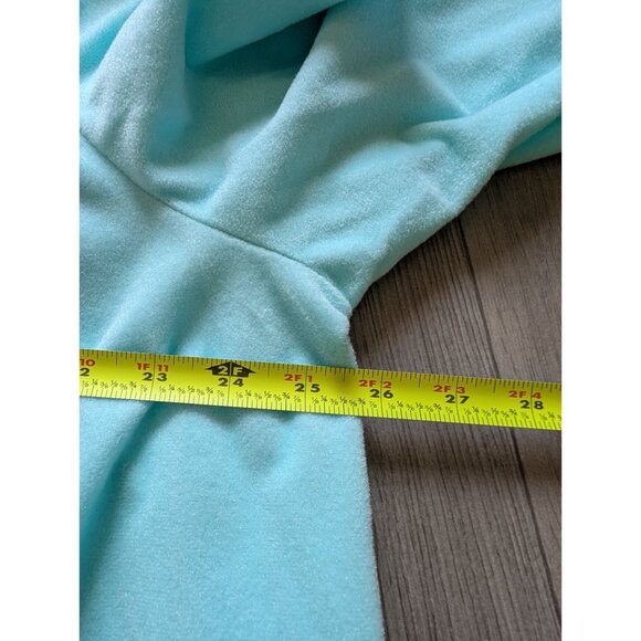 Vintage Vanity Fair XXL Light Blue Robe With Quilted Collar - Picture 11 of 11